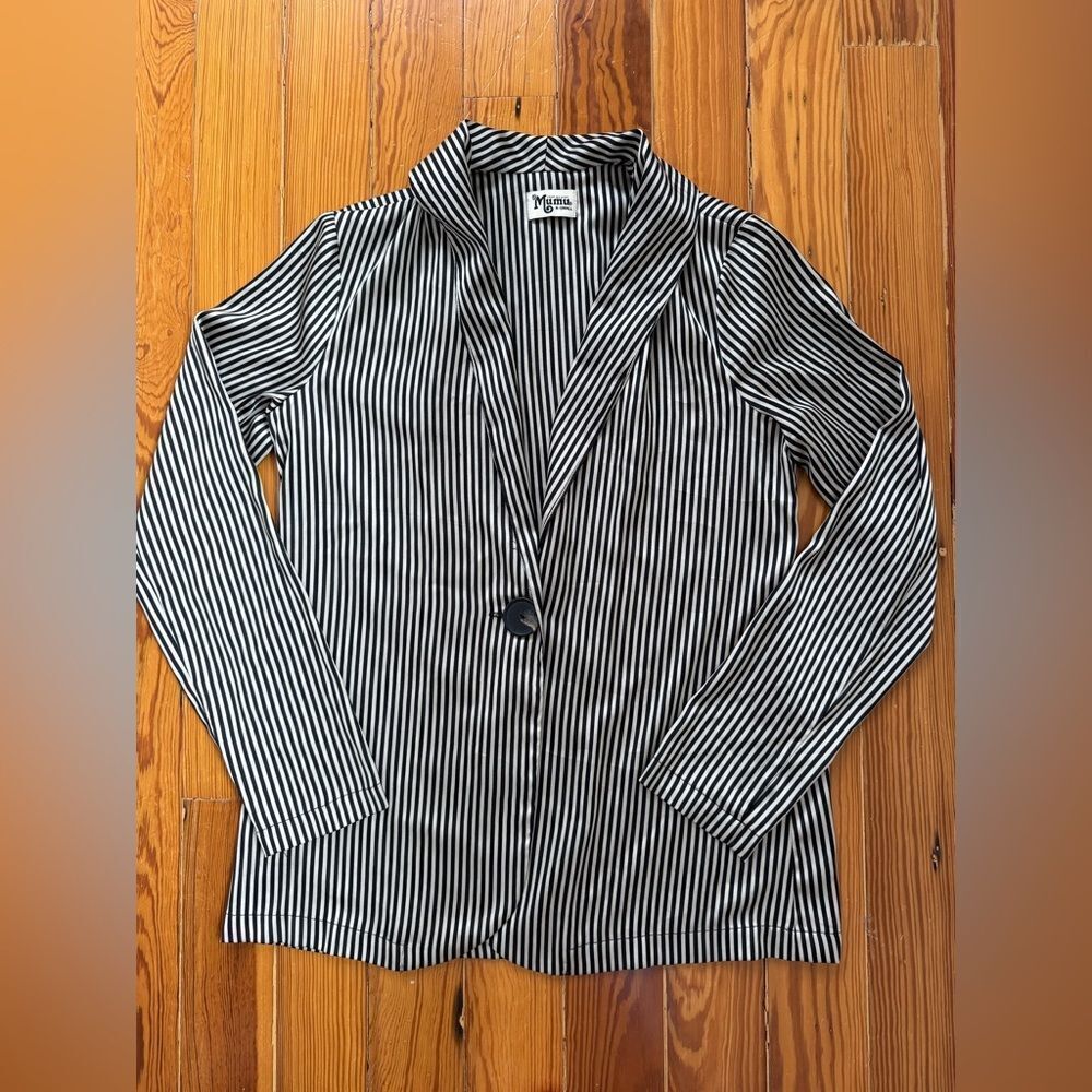 Show Me Your Mumu Striped Blazer